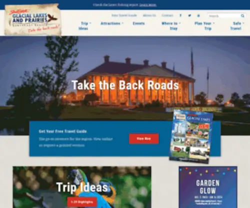 SDglaciallakes.com(Glacial Lakes & Prairies Tourism Association) Screenshot
