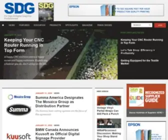 SDgmag.com(Sign & Digital Graphics) Screenshot