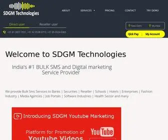 SDGmtech.in(India's #1 BULK SMS and DIGITAL MARKETING Service Provider) Screenshot