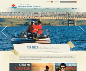 SDgreatlakes.org(South Dakota Missouri River Tourism) Screenshot