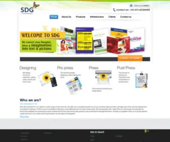 SDgtechnoprints.in(SDG Technoprints Pvt) Screenshot