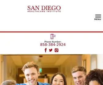 SDhci.com(San Diego Healthcare Institute) Screenshot