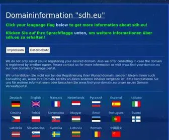 SDH.eu(Index English) Screenshot