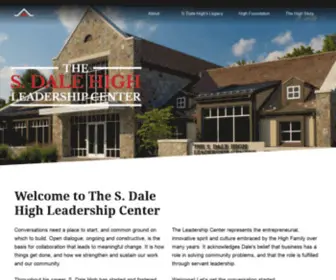 SDhleadershipcenter.com(The S. Dale High Leadership Center) Screenshot
