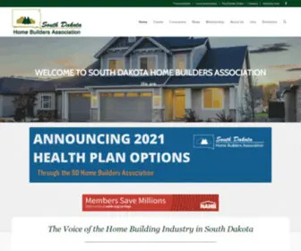 Sdhomebuilders.com(The South Dakota Home Builders Association) Screenshot