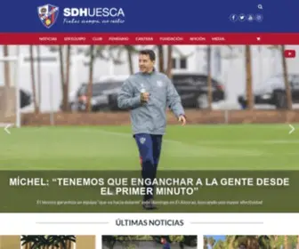 Sdhuesca.es(Sociedad Deportiva Huesca) Screenshot