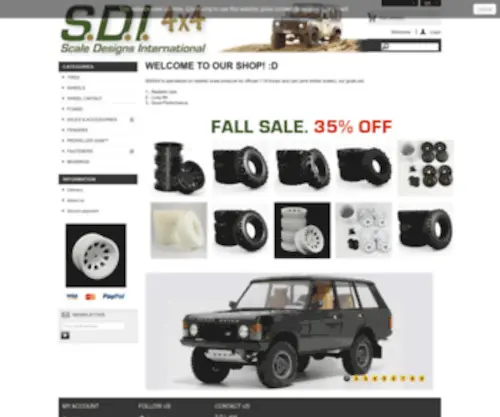 Sdi4X4.com(Scale Designs International) Screenshot