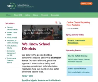 Sdicwc.org(School Districts Insurance Consortium) Screenshot