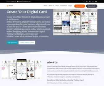 Sdigitalcard.com(Create your Digital business card with 5 days free trial) Screenshot