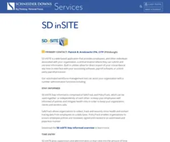 Sdinsite.net(Schneider downs) Screenshot
