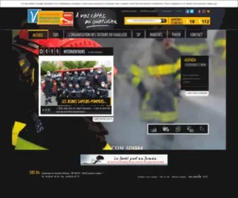 Sdis84.fr(SDIS 84) Screenshot