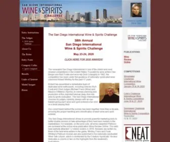 Sdiwc.com(San Diego Wine & Spirits Challenge) Screenshot