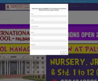 SDjpalsana.org(SDJ International School) Screenshot