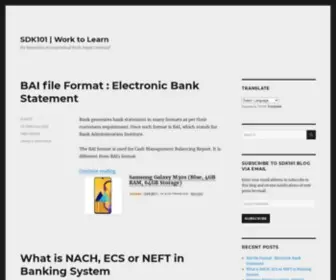 SDK101.com(Work to Learn) Screenshot