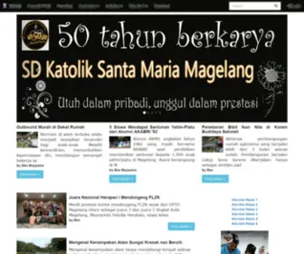 SDksantamaria.sch.id(SDK Santa Maria Magelang) Screenshot