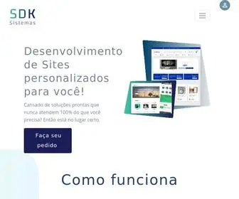 SDksistemas.com.br(Desenvolvimento de Sites) Screenshot