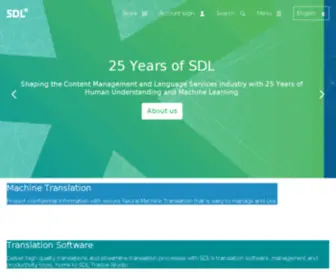 SDLproducts.com(Global Customer Experience Management) Screenshot