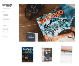 Sdmagstore.com(San Diego Magazine Shop) Screenshot
