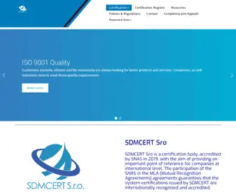 SDmcert.com(S.r.o) Screenshot