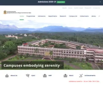 SDmcujire.in(Sri Dharmasthala Manjunatheshwara College) Screenshot