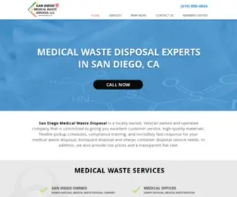 Sdmedwaste.com(San Diego Medical Waste Disposal) Screenshot