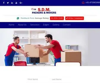 SDmpackersmovers.com(SDM Movers and packers in East Delhi) Screenshot