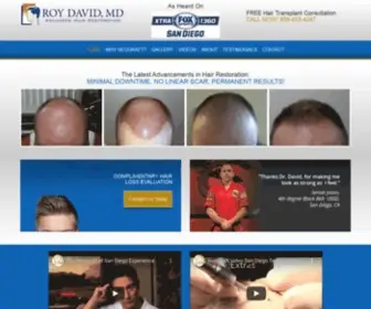 Sdneograft.com(Hair Transplant San Diego) Screenshot