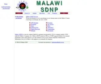 SDNP.org.mw(Malawi SDNP) Screenshot