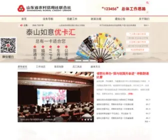 SDNXS.com(山东省农村信用社联合社) Screenshot