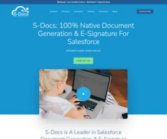 Sdocs.com(100% Native Salesforce Document Generation & E) Screenshot