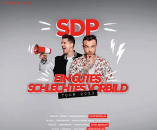 SDP-Tickets.de( Der offizielle SDP Ticket) Screenshot