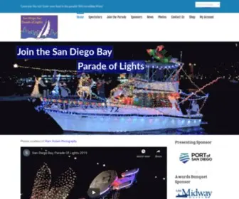 Sdparadeoflights.org(San Diego Bay Parade of Lights) Screenshot