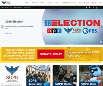 SDPB.org(South Dakota Public Broadcasting) Screenshot