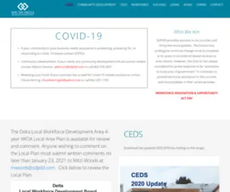 SDPDD.com(South Delta Planning and Development District) Screenshot