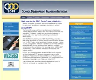 Sdpi.ie(School Development Planning Initiative) Screenshot