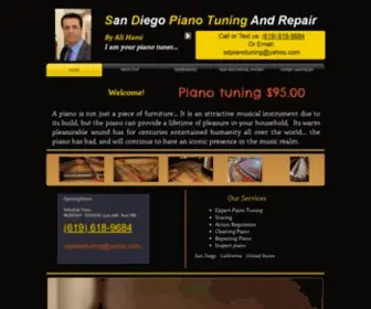 Sdpianotuning.com(Piano Tunin and repair) Screenshot