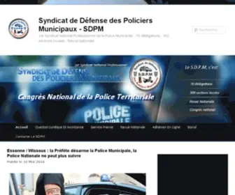 SDPM.net(Syndicat de la Police Municipale N°1) Screenshot