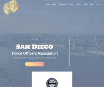 Sdpoa.org(The San Diego Police Officers Association (SDPOA)) Screenshot