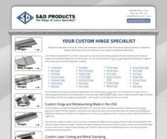 SDproducts.com(SD Hinges) Screenshot