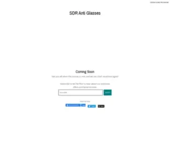 SDR-Anti-Glasses.com(See you all when the corona) Screenshot