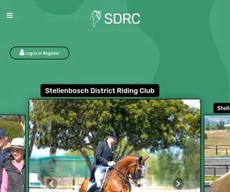 SDRC.co.za(Stellenbosch District Riding Club SDRC) Screenshot