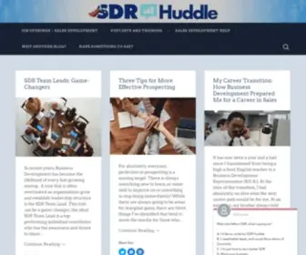 SDrhuddle.com(SDR Huddle) Screenshot