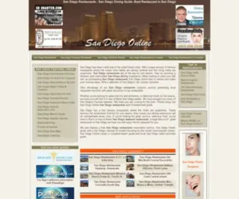 Sdro.com(San Diego Restaurants) Screenshot