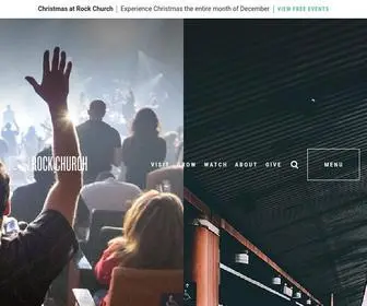 Sdrock.com(The Rock Church led by Pastor Miles McPherson) Screenshot