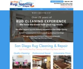 Sdrugcleaning.com(San Diego Rug Cleaning & Repair) Screenshot