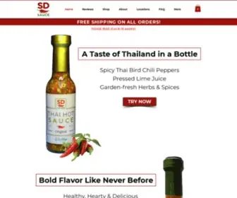 Sdsauce.com(Best Thai Hot Sauces) Screenshot