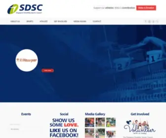 SDSC.org.sg(Singapore Disability Sport Council) Screenshot