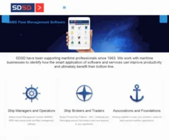 SDSD.com(Maritime Fleet Management Software) Screenshot