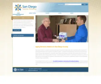 Sdsenioralliance.org(San Diego Senior Alliance) Screenshot