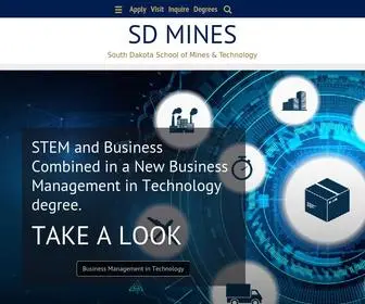 SDSMT.edu(South Dakota School of Mines and Technology) Screenshot